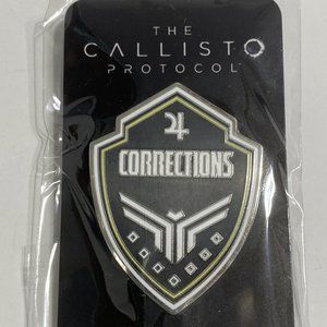 The Callisto Protocol Special Edition Launch Promo Pin Badge Swag Sealed NEW